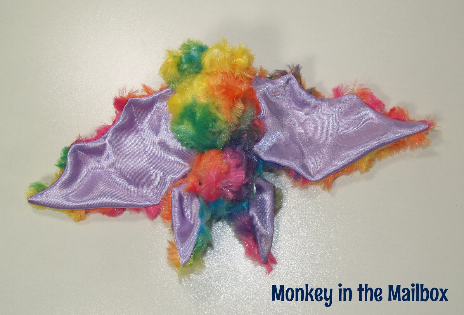 Download Bat stuffie Lovey plush bat minky satin blanket Stuffed | Etsy