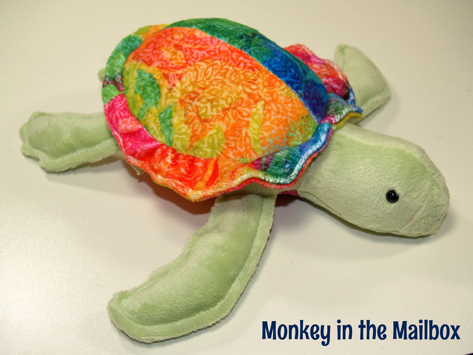Sea Turtle Stuffed Animal Lovie Lovey Blanket Minky Satin Etsy
