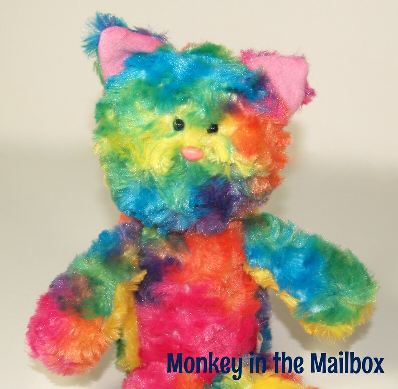 Kitty Cat Stuffed Animal Kitten Stuffie Minky Stuffed Etsy