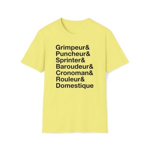 Ken je rollen Unisex fietsen T-shirt - Meerdere kleuren - Tour de France geïnspireerde geschenken