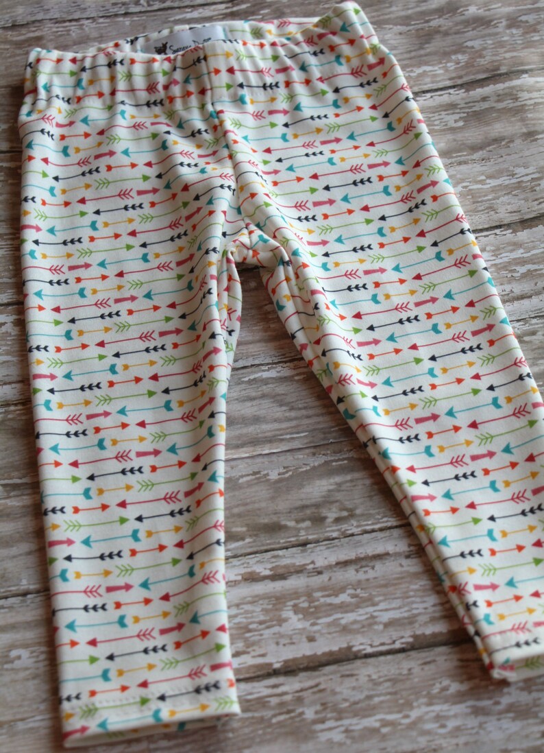Organic Knit Baby Leggings Made with Spoonflower designer Etsy