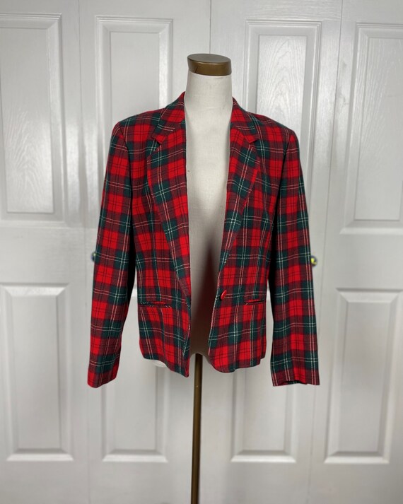 Vintage Scotch Plaid Pendleton Jacket - image 2