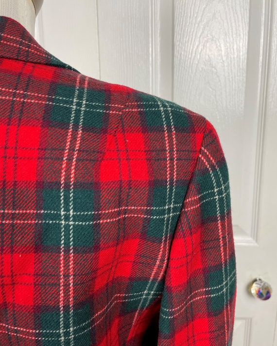 Vintage Scotch Plaid Pendleton Jacket - image 8