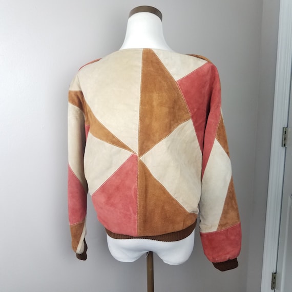 Patchwork Leather Pull-Over - image 4