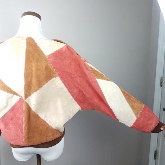 Patchwork Leather Pull-Over - image 5