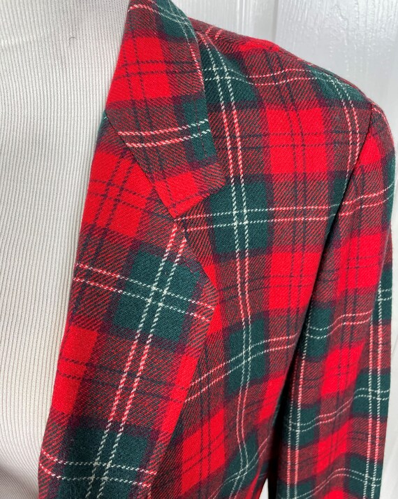 Vintage Scotch Plaid Pendleton Jacket - image 4