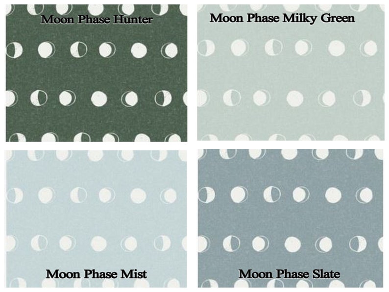 Moon Nursery fitted sheets: Crib, PlayYard, Compatible with Halo, Nuna Sena, Guava Lotus, 4Moms Breeze, custom sizing image 2