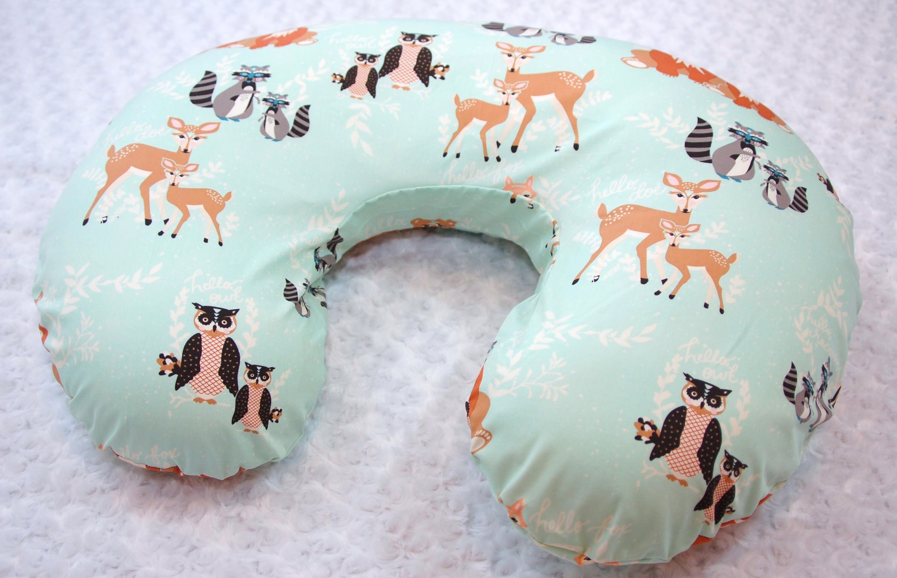 Boppy Cover or Boppy Newborn Lounger Cover Minky Gold