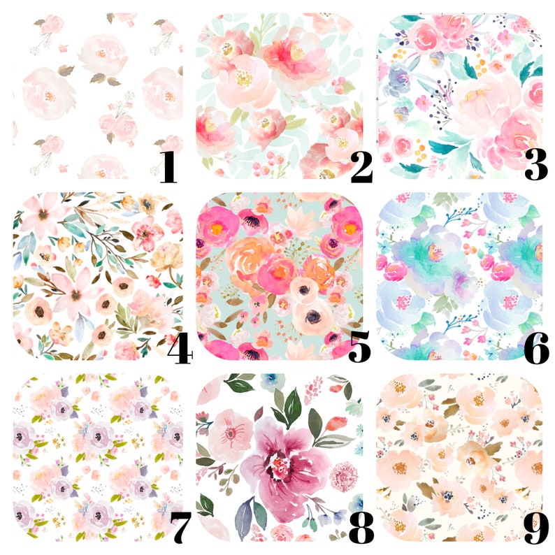 Crib Bedding Girl Floral Indy Bloom Boho Crib Sheets Mini Etsy
