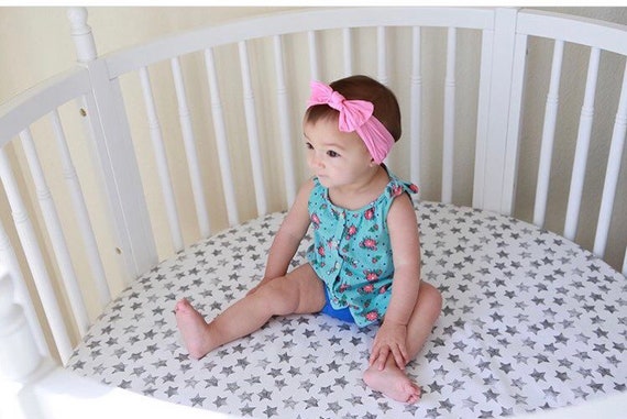 Crib Bedding Round Crib Sheet Stokke Leander 4moms Mini Etsy