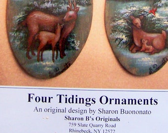 Four Tidings Ornament Collection by Sharon Buononato Tole Painting Pattern