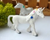 Miniature Animal Figures ,miniature UNICORN ,tiny unicorn Figure For Fairy Gardens Doll House Supply Small Animals Art Craft Toy(M-05)