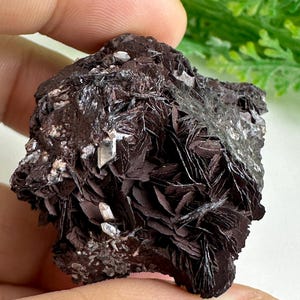 Ejemplar mineral de roseta de especularita natural procedente de Jinlong, Heyuan, Guangdong, China BAOF420