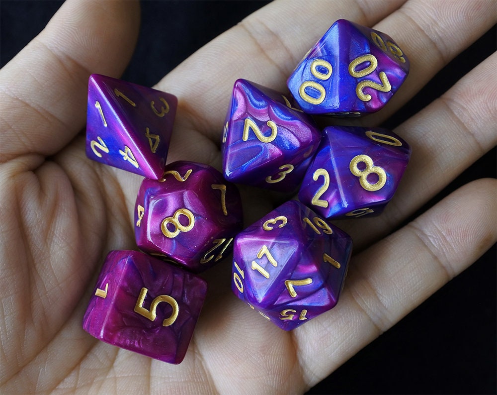 6 Color Marbling Solid Polyhedral Role Playing Game Rpg 7 Dice Set D D Uk Modern Manufacture 6 Color Marbling Solid Polyhedral Role Playing Game Rpg 7 Dice Set D D Uk Modern Manufacture