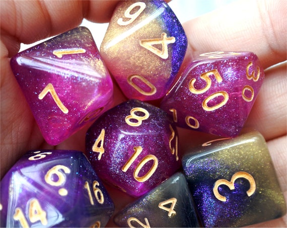 DND Würfel Set Spel Polyeder Massv Metall D&D Würfel Set | Etsy