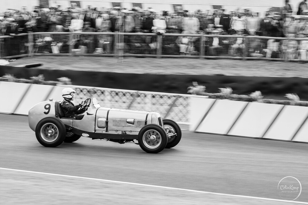 Vintage Car Racing at Goodwood Revival ERA Btype R11B Black Etsy
