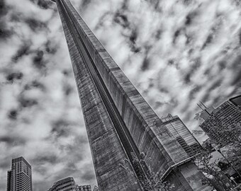 CN Tower photographic print, Toronto landmark - Iconic tower