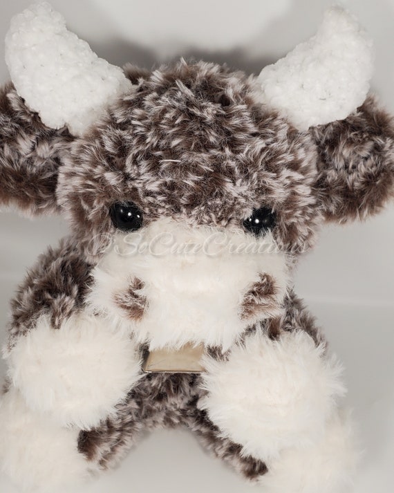 Fuzzy Cow, Fuzzy Cow Crochet, Cow Amigurumi, Brown Cow Plush, Faux Fur Plush,  Cow Birthday Gift, Cow Stuffed Animal, Fluffy Cow Plushie, Cow -  Canada