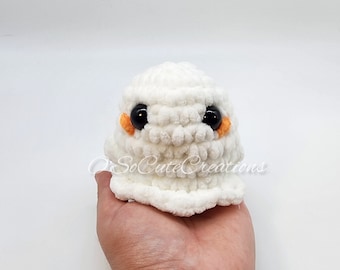 crochet ghost, halloween decor, spooky season, desk decor, summer ween, handmade plushies, haunted, goth gifts, gift for him, undead plush