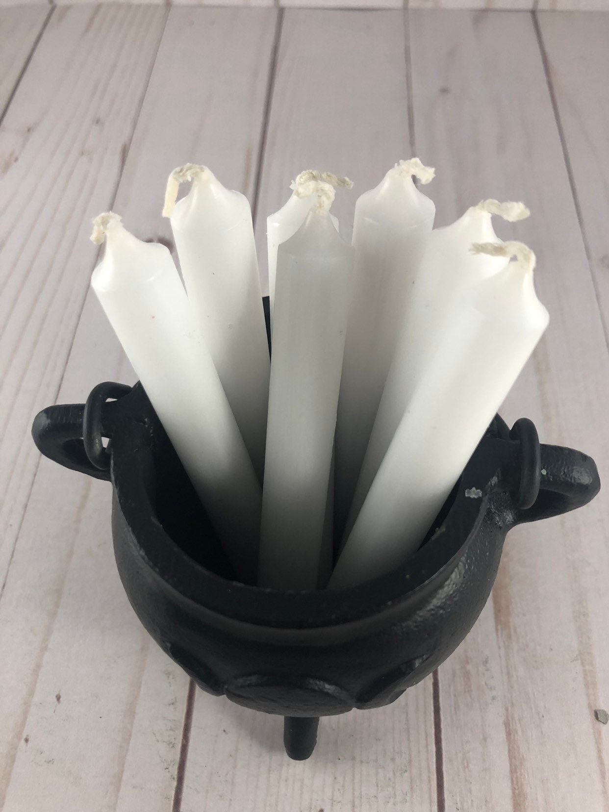 White Chime candles,  White spell candles, White ritual candles