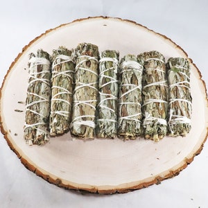 Black Sage, Mugwort Smudge Stick- 4-5&quot;, Sleep, Dreams