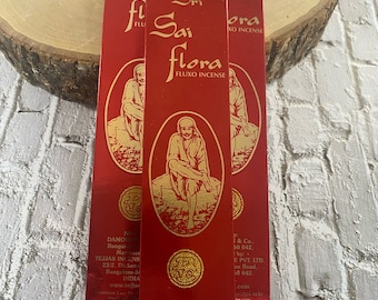 Sai Flora Incense 3-Pack: Indian Temple Masala Dhoop Sticks
