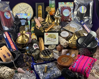 Path of the Witch Mystery Box | Personalized Eclectic, Green, Lunar, Crystal Witchcraft Gift