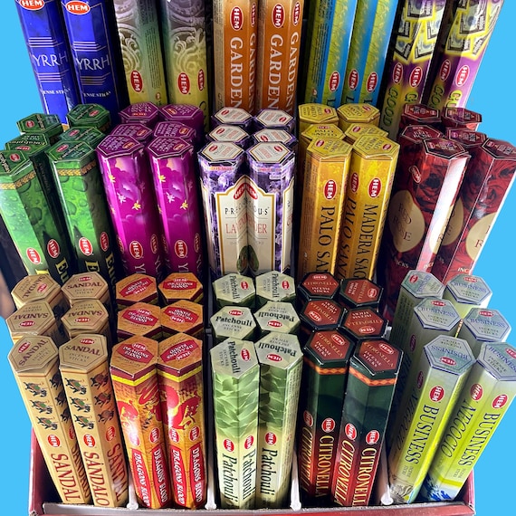 HEM Incense Sticks - Aromatherapy, Meditation, Cleansing - 20 Stick Box