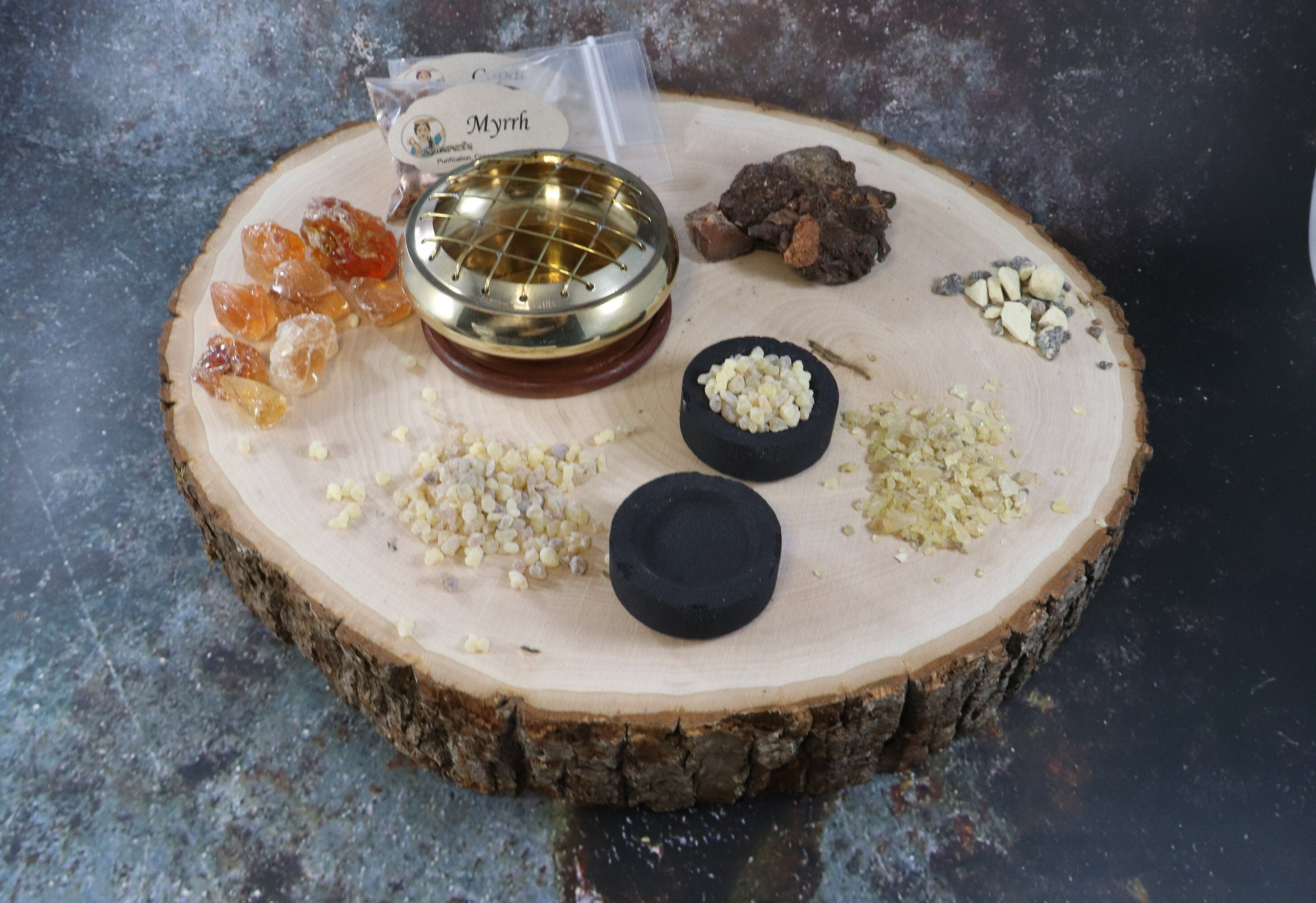 Granular Incense Sampler kit Incense Kit Charcoal Burner Etsy