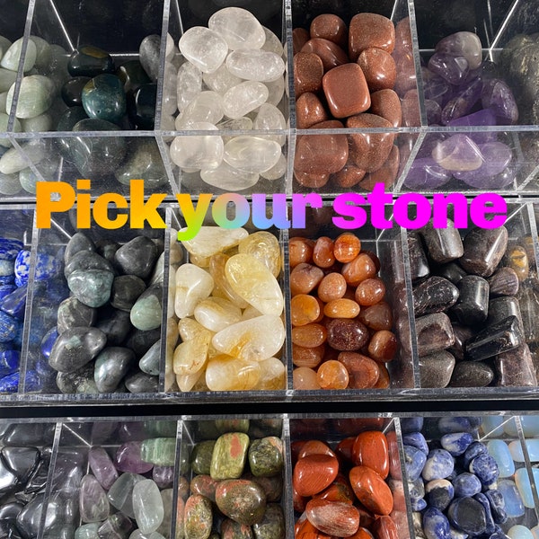 Your choice of Tumble Stone/ Gemstone Crystals