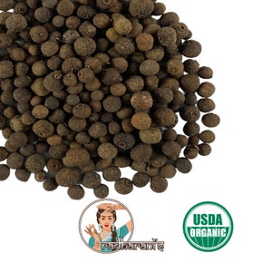 Allspice Berries (Pimenta dioica) – Whole Aromatic Spice • Warm and Sweet • Baking, Chai & Mulling • Hand-Packed by Radharani’s