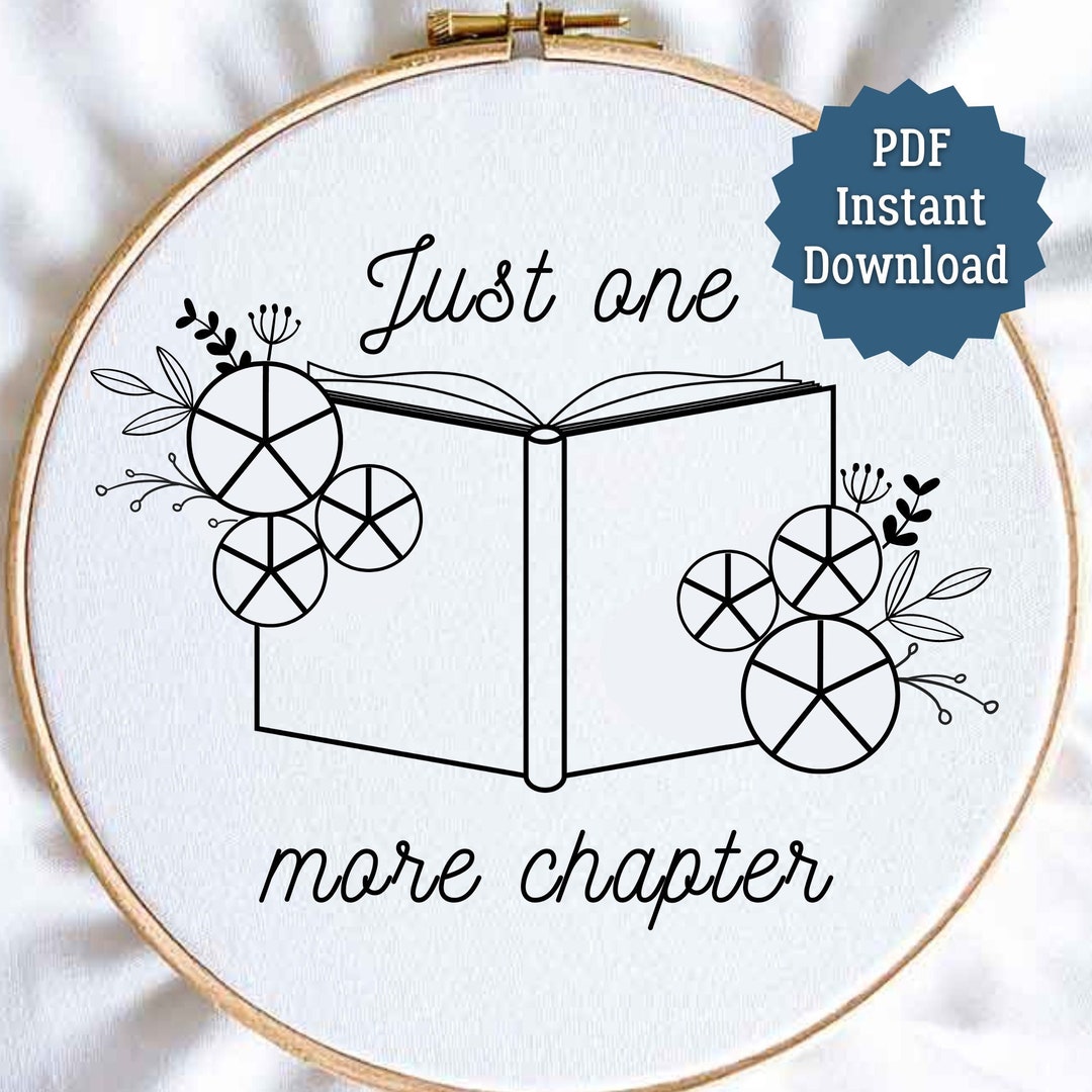 PDF Embroidery Pattern Beginner Embroidery Multiple Sizes - Etsy