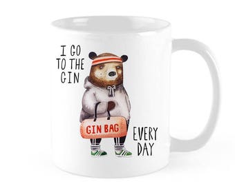 Gin Bear Ceramic Mug