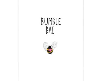 Bumble Bae A3 Art Print