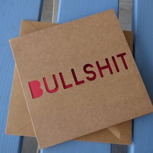Bullsh*t Karte