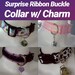 Surprise Mystery Buckle Collar w/ Charm random pet play choker bdsm ddlg kink human pup puppy dog goth punk pastel furry therian kitten abdl