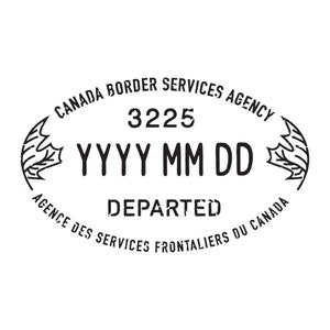 Sticker sticker paspoort Canada