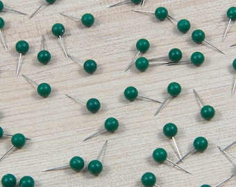 Kaart Push Pins: Forest Green - Matte Finish