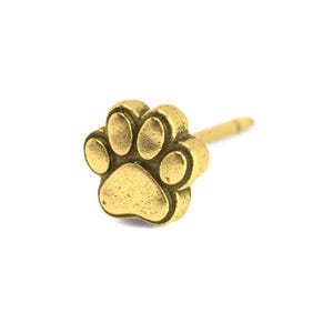 Landkarte Pfoten-Pins in Gold
