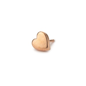 Rosegold Herzkarte Pins