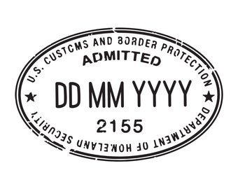 United States of America - Passport Stamp Decal