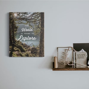Explore Dream Discover Canvas Wall Art - Etsy