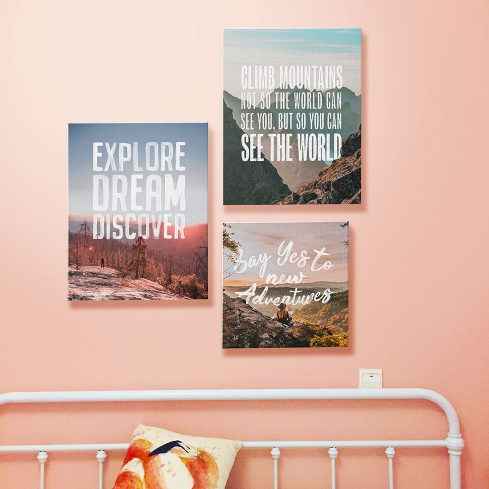 Wanderlust Canvas Wall Art Etsy