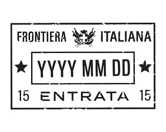 Italy - Passport Stamp Decal