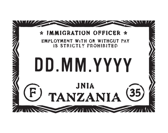 Costa Rica Passport Stamp Decal Etsy