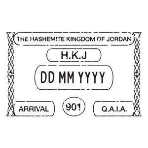 Jordan - Passport Stamp Decal
