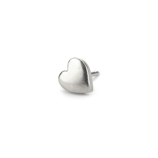 Silver Heart Map Push Pins