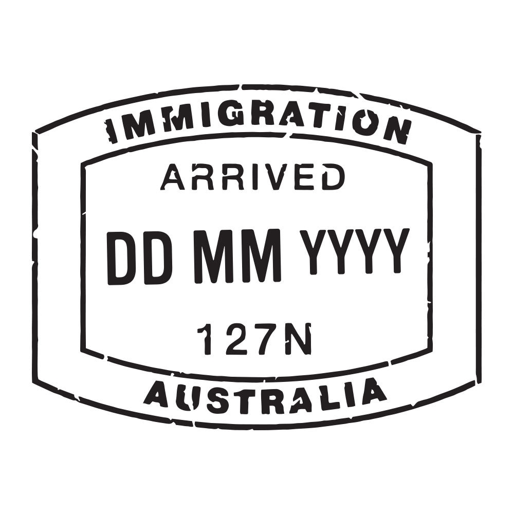 Australia - Passport Stamp Decal