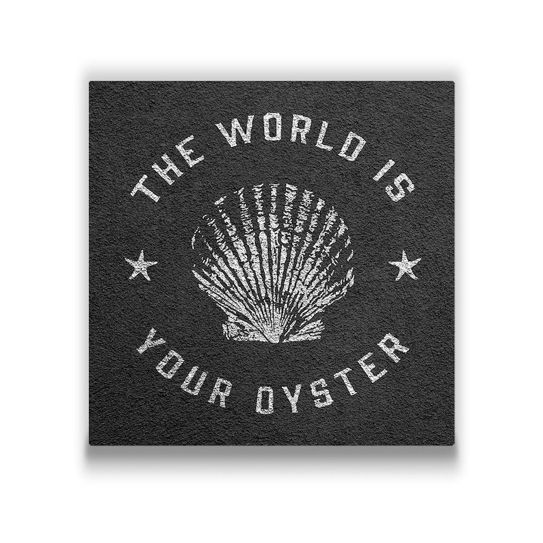 The World Is Your Oyster Canvas Wall Art image 1