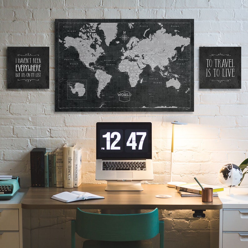 A Ship In Harbor Canvas Wall Art